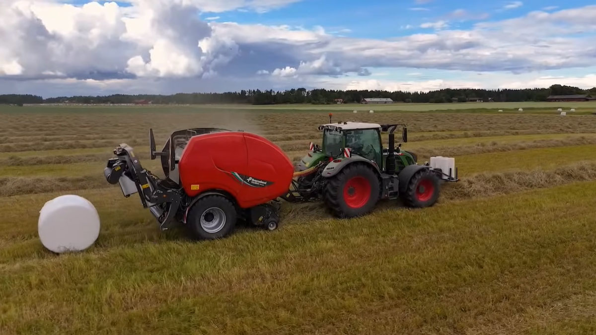 Kverneland оновила FastBale Premium: non-stop прес тепер працює з пакуванням лише у плівку