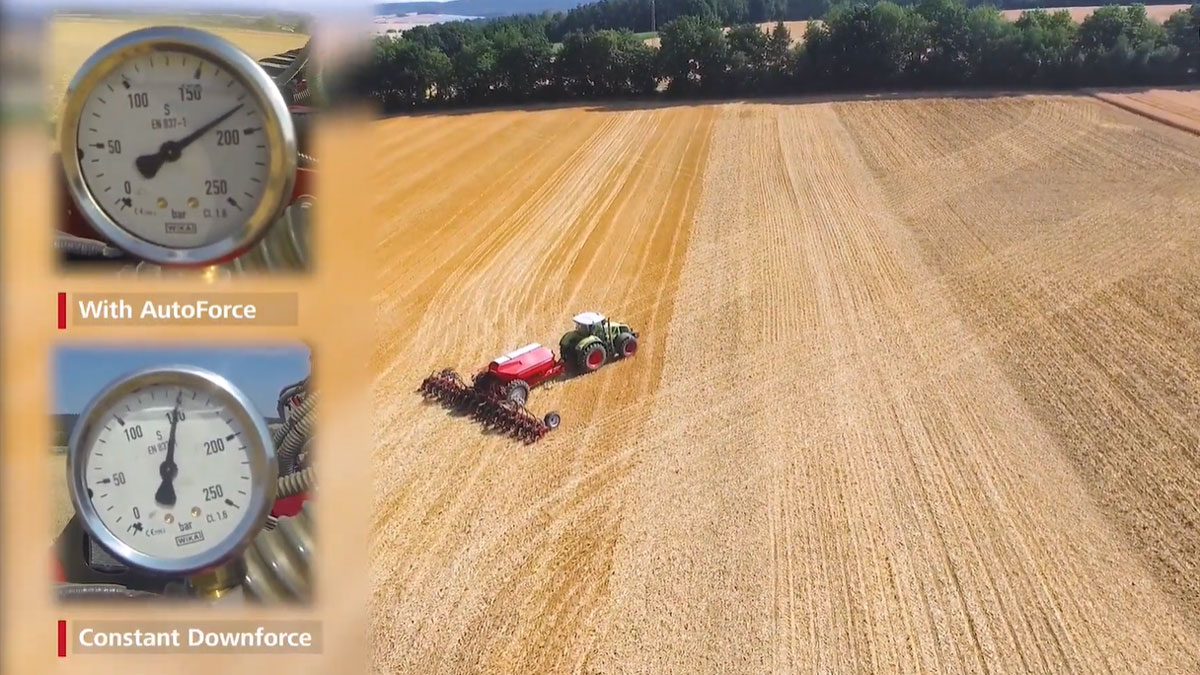 Головна 31 AutoForce від HORSCH, як працює автоматичний контроль притискного зусилля сошників