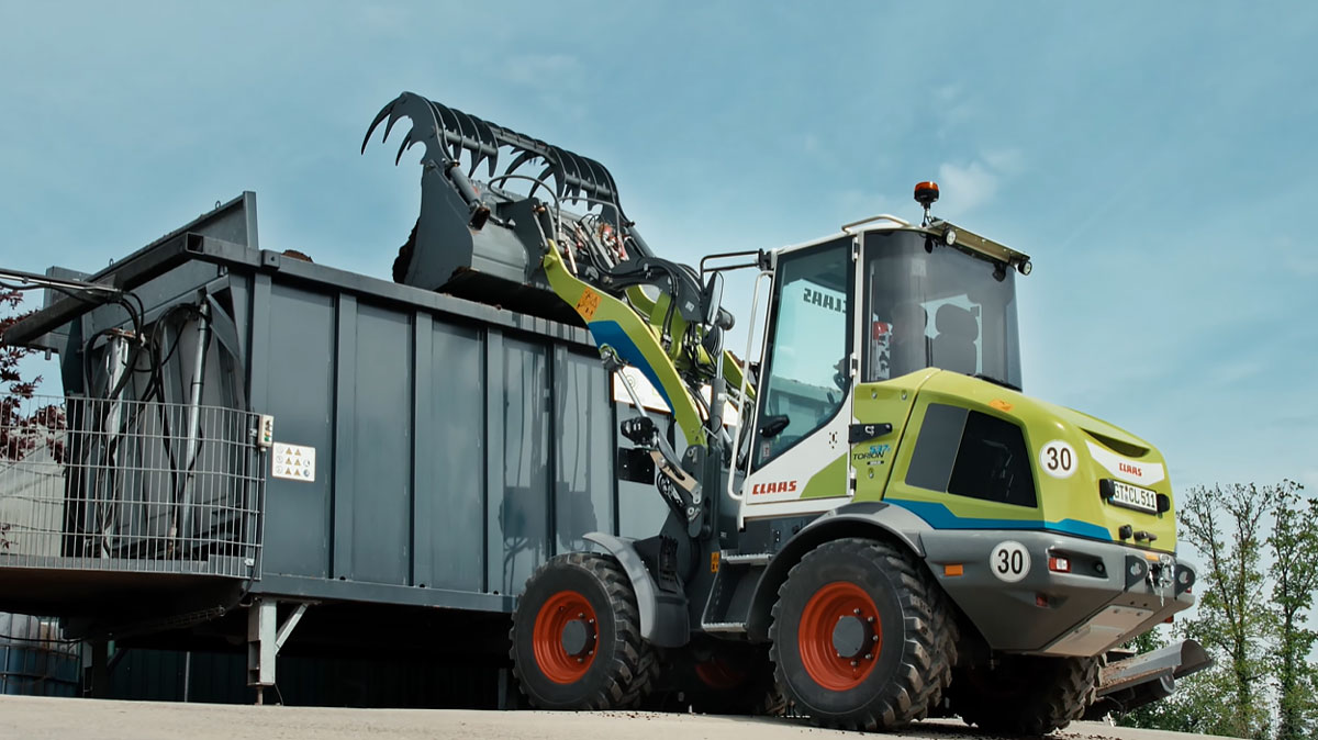 Claas виводить на ринок електричний навантажувач Torion 537e Sinus