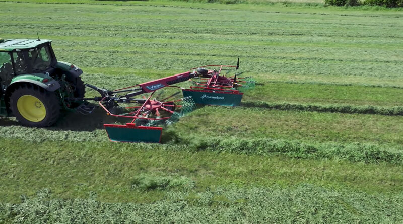 Kverneland модернізувала валкоутворювач 9671 S Evo з боковим формуванням валка